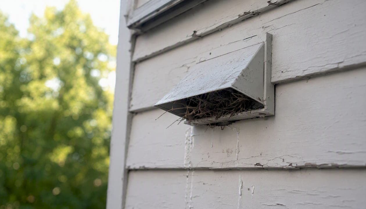 Bird nest in dryer vent: what homeowners should do