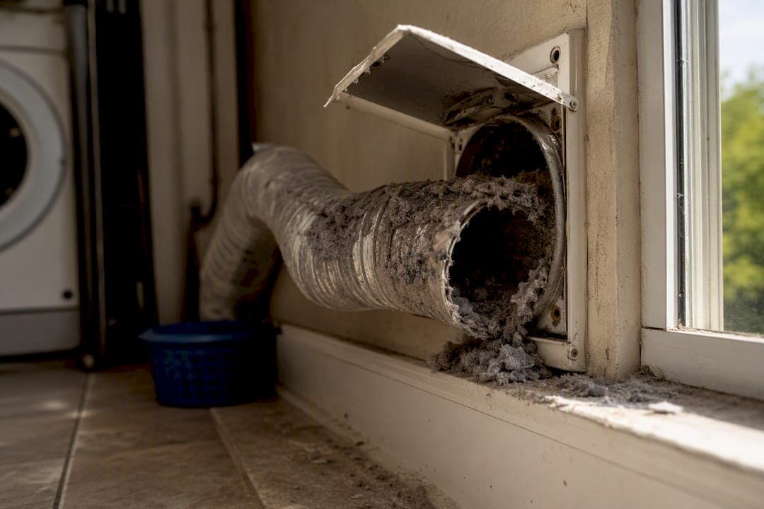 A burning smell from your dryer means stop the load now